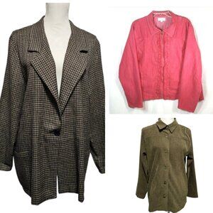 Mixed Lot Size XL Jacket Various Brands And Styles Casual 3 PC LOT
